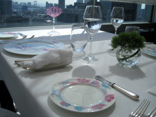 ザ・プリンスパークタワー東京　レストラン ブリーズヴェール テーブル